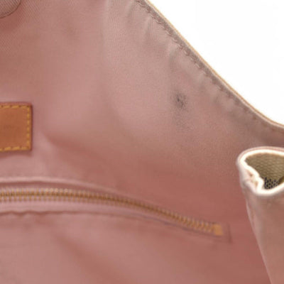 Louis Vuitton Graceful Mm Rose Ballerine White Damier Azur Canvas Tote