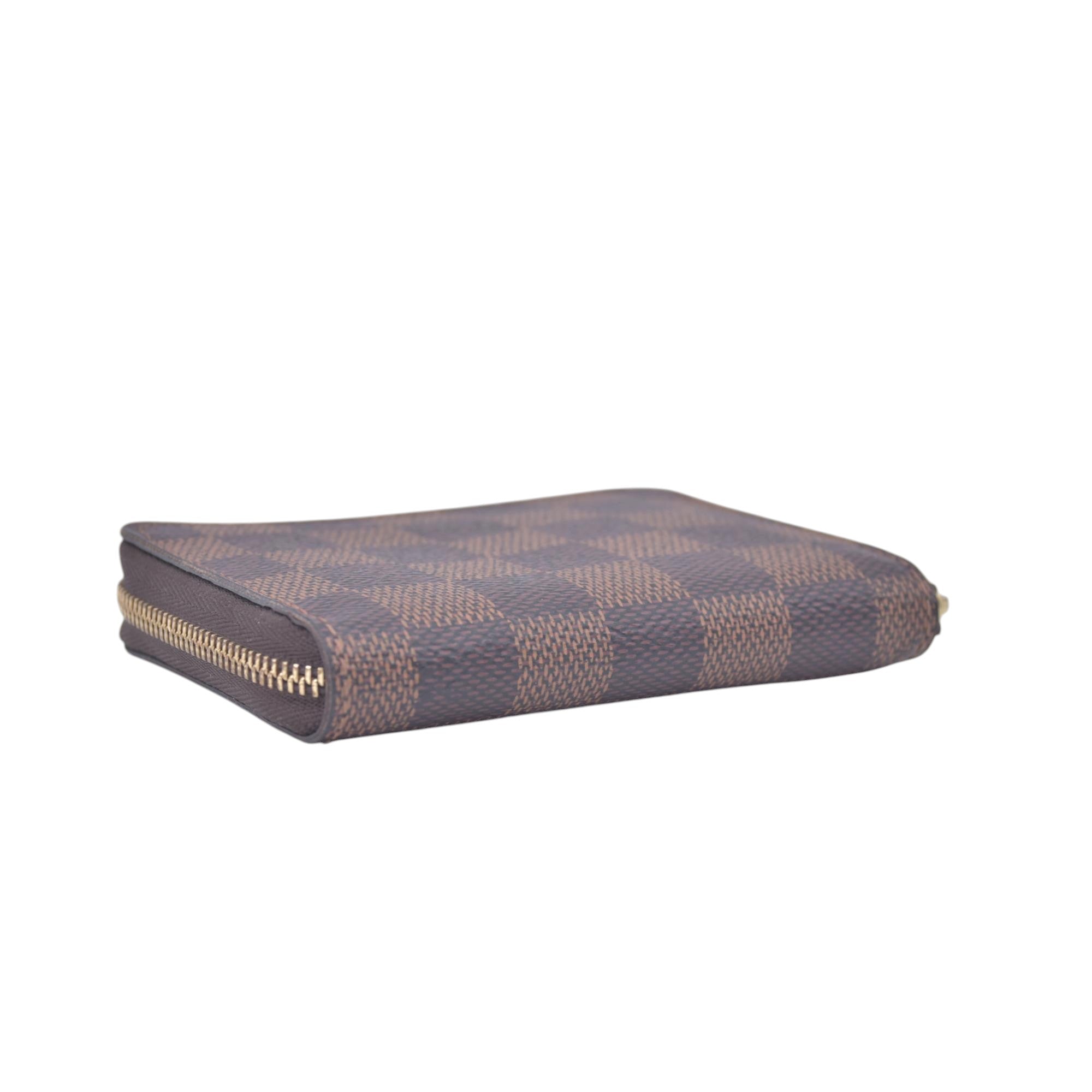 $560 2018 Louis Vuitton Damier Ebene Zippy Coin Purse SN0118 CONSIGNMENT