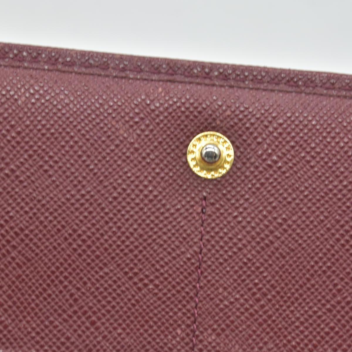 Burberry Beige & Burgundy Canvas Leather Nova Check Long Wallet CONSIGNMENT