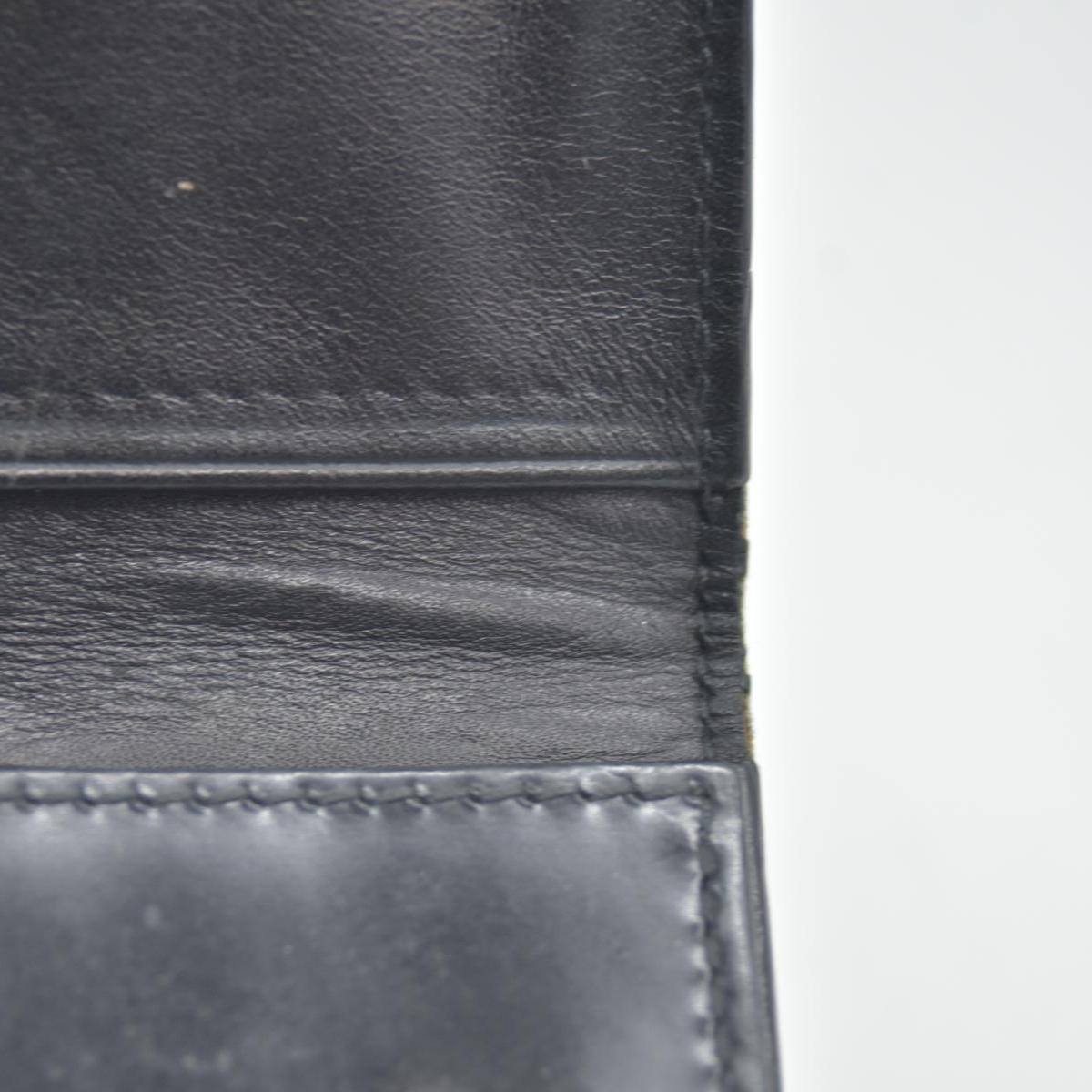 $440 MIU MIU Logo Patent Leather 6 Ring Key Case Black CONSIGNMENT