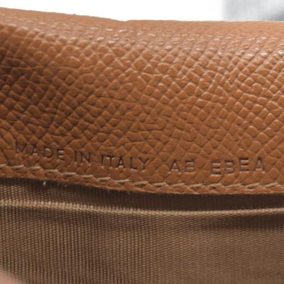 AUCTION $640 BVLGARI Classico Leather Long Bifold Wallet Brown