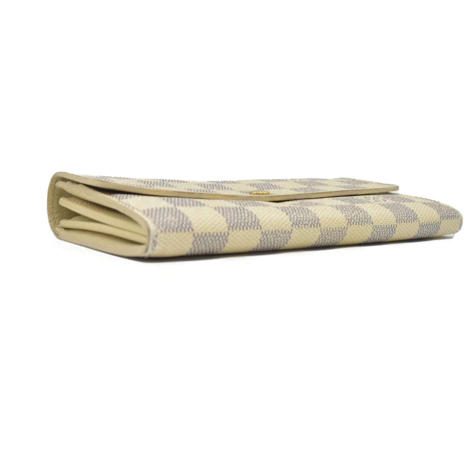 $670 Louis Vuitton Damier Azur Sarah Wallet CONSIGNMENT