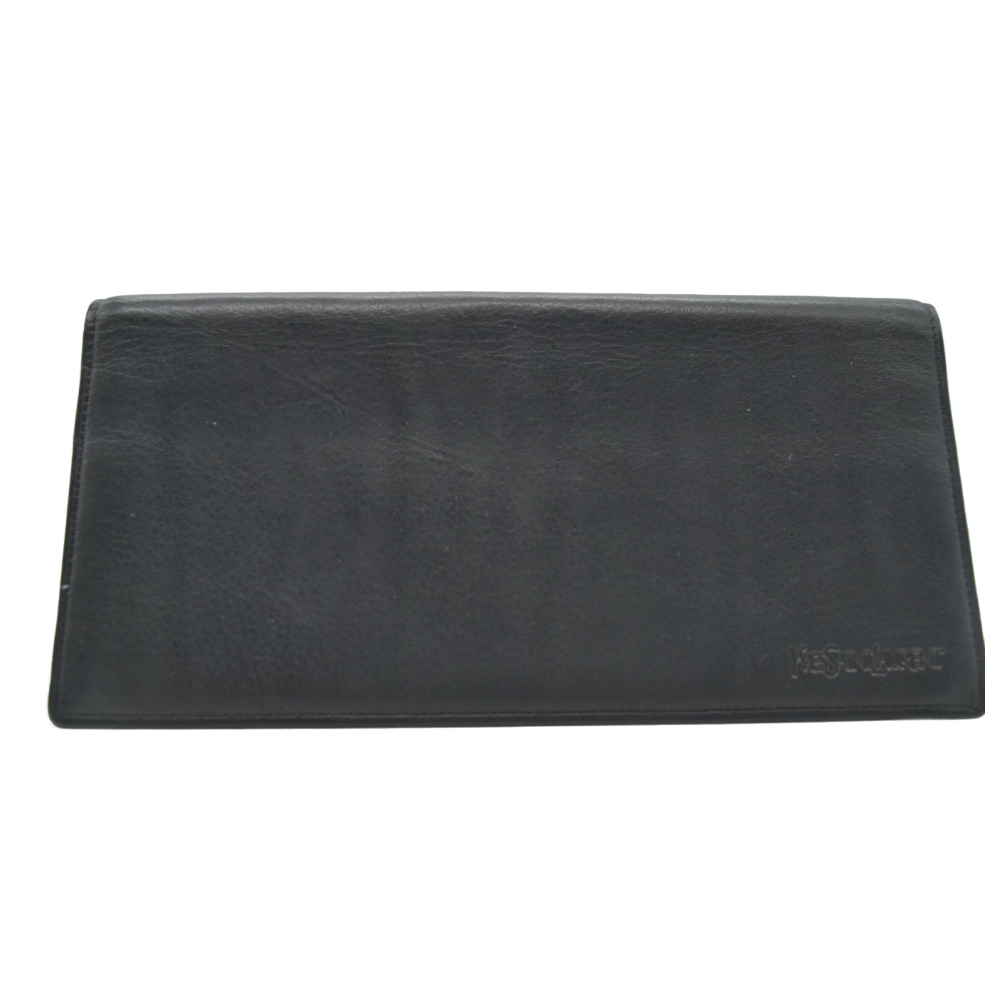 YSL Yves Saint Laurent Leather Continental Wallet CONSIGNMENT