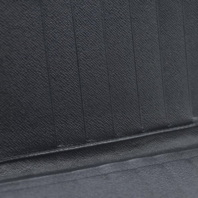 AUCTION $545 Louis Vuitton Epi Porte Chequier Credit Leather Long Wallet Black CA0042