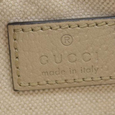 Gucci GG Supreme Monogram Textured Dollar Calfskin Mini Ophidia Shoulder Tote Bag Bag Beige Mystic White Oatmeal