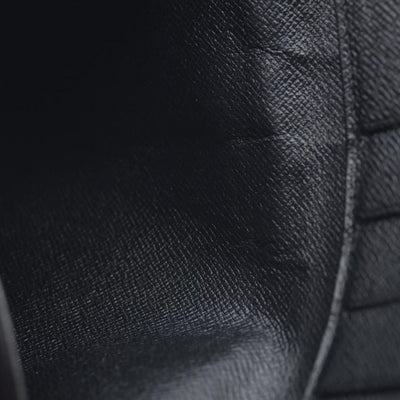 AUCTION $545 Louis Vuitton Epi Porte Chequier Credit Leather Long Wallet Black CA0042