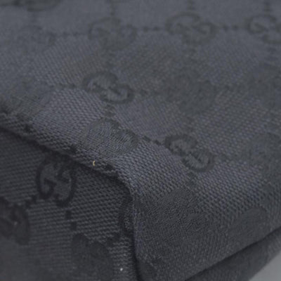 $1500 GUCCI GG Backpack  Black Jacquard Leather
