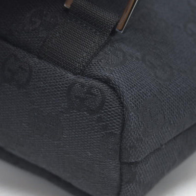 $1500 GUCCI GG Backpack  Black Jacquard Leather