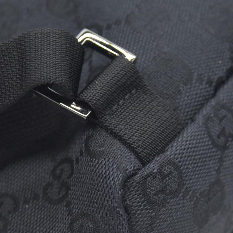 $1500 GUCCI GG Backpack  Black Jacquard Leather