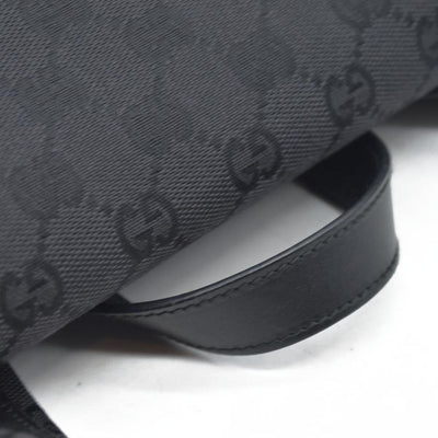 $1500 GUCCI GG Backpack  Black Jacquard Leather
