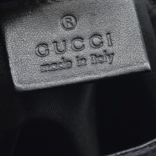 $1500 GUCCI GG Backpack  Black Jacquard Leather