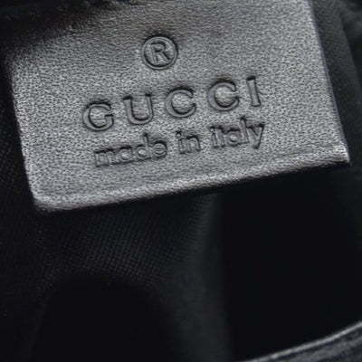 $1500 GUCCI GG Backpack  Black Jacquard Leather