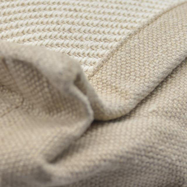 $2000 SAINT LAURENT Linen Calfskin Small Rive Gauche Tote Beige Sea Salt