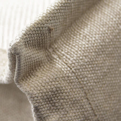 $2000 SAINT LAURENT Linen Calfskin Small Rive Gauche Tote Beige Sea Salt