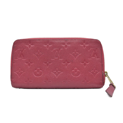 $1170 2013 Louis Vuitton Empreinte Zippy Organizer Red CONSIGNMENT SP1183