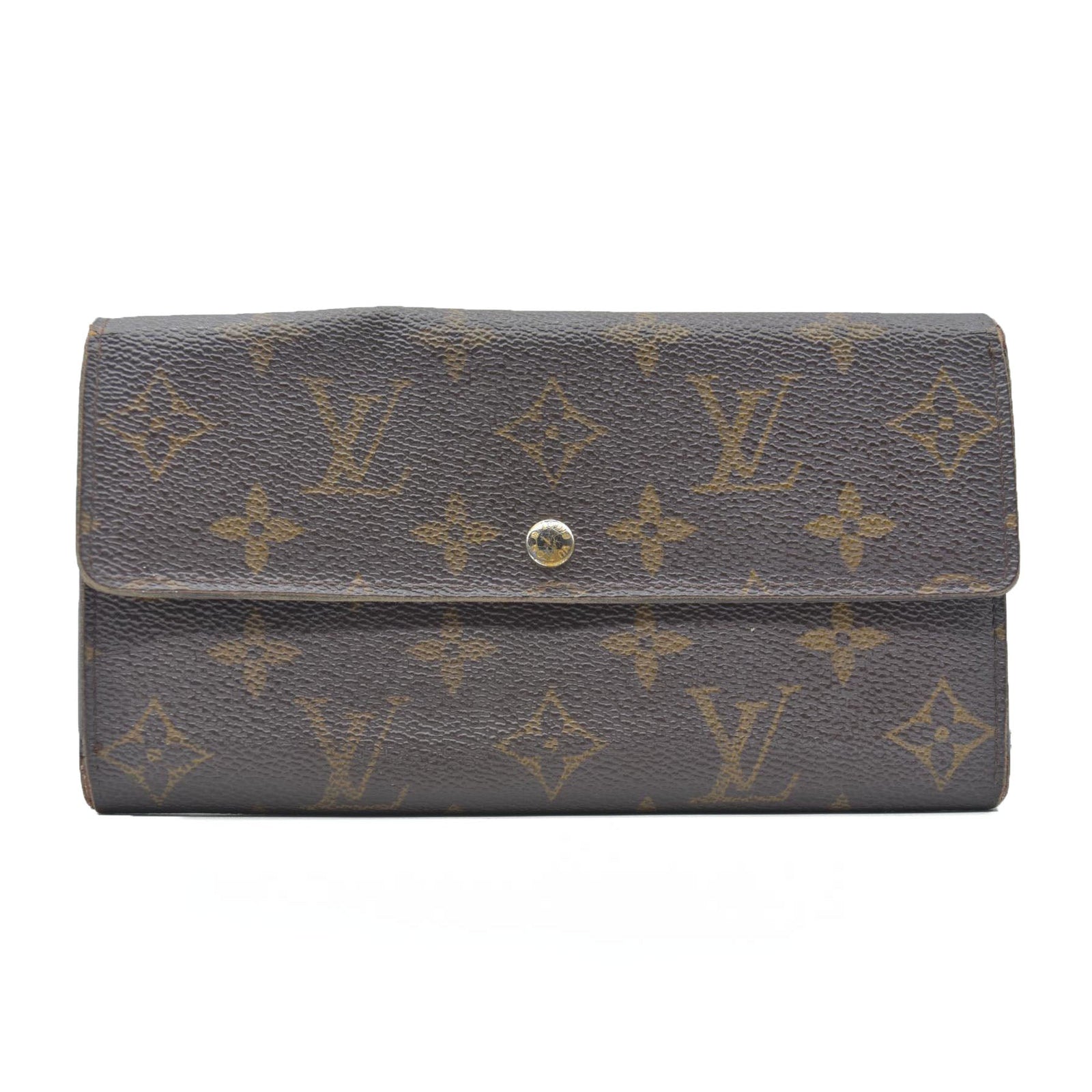 AUCTION $725 Louis Vuitton Monogram Sarah Wallet MI0096