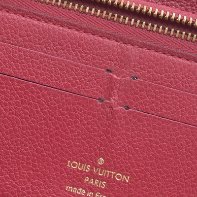 $1170 2013 Louis Vuitton Empreinte Zippy Organizer Red CONSIGNMENT SP1183