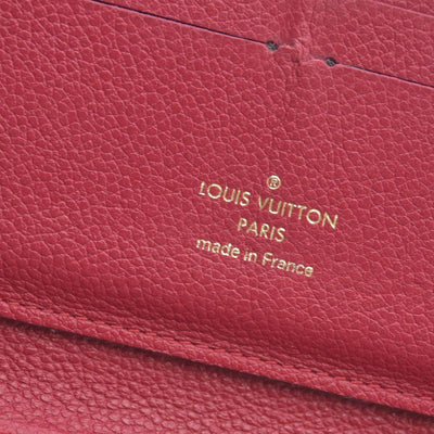 $1170 2013 Louis Vuitton Empreinte Zippy Organizer Red CONSIGNMENT SP1183