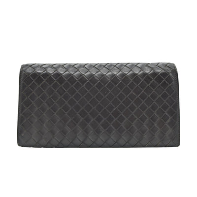 Bottega Veneta Intrecciato Brown Bifold Long Wallet CONSIGNMENT