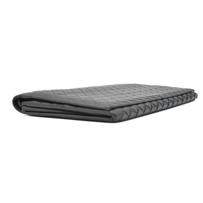 Bottega Veneta Intrecciato Brown Bifold Long Wallet CONSIGNMENT