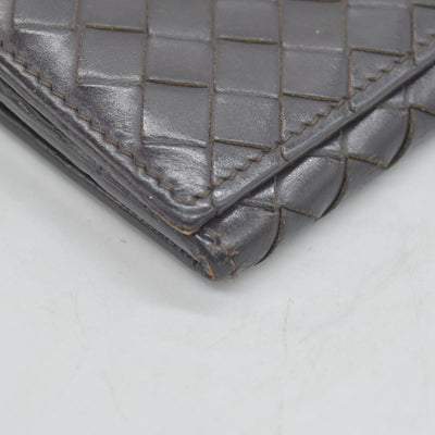 Bottega Veneta Intrecciato Brown Bifold Long Wallet CONSIGNMENT