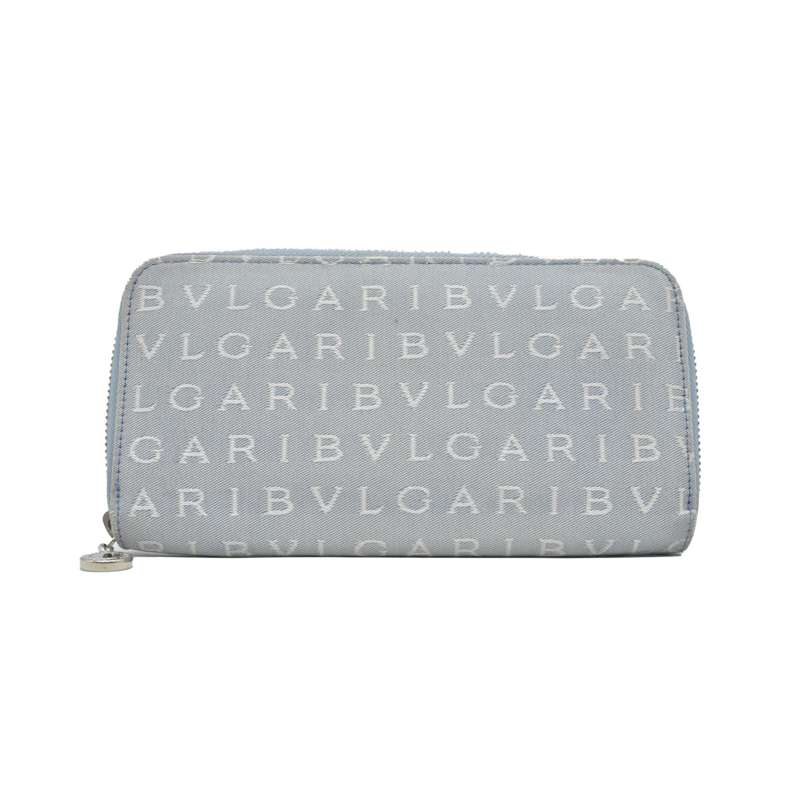 $840 Bvlgari  Canvas Continental Wallet CONSIGNMENT