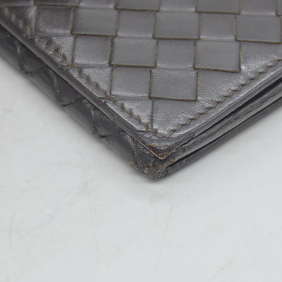 Bottega Veneta Intrecciato Brown Bifold Long Wallet CONSIGNMENT