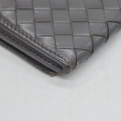 Bottega Veneta Intrecciato Brown Bifold Long Wallet CONSIGNMENT