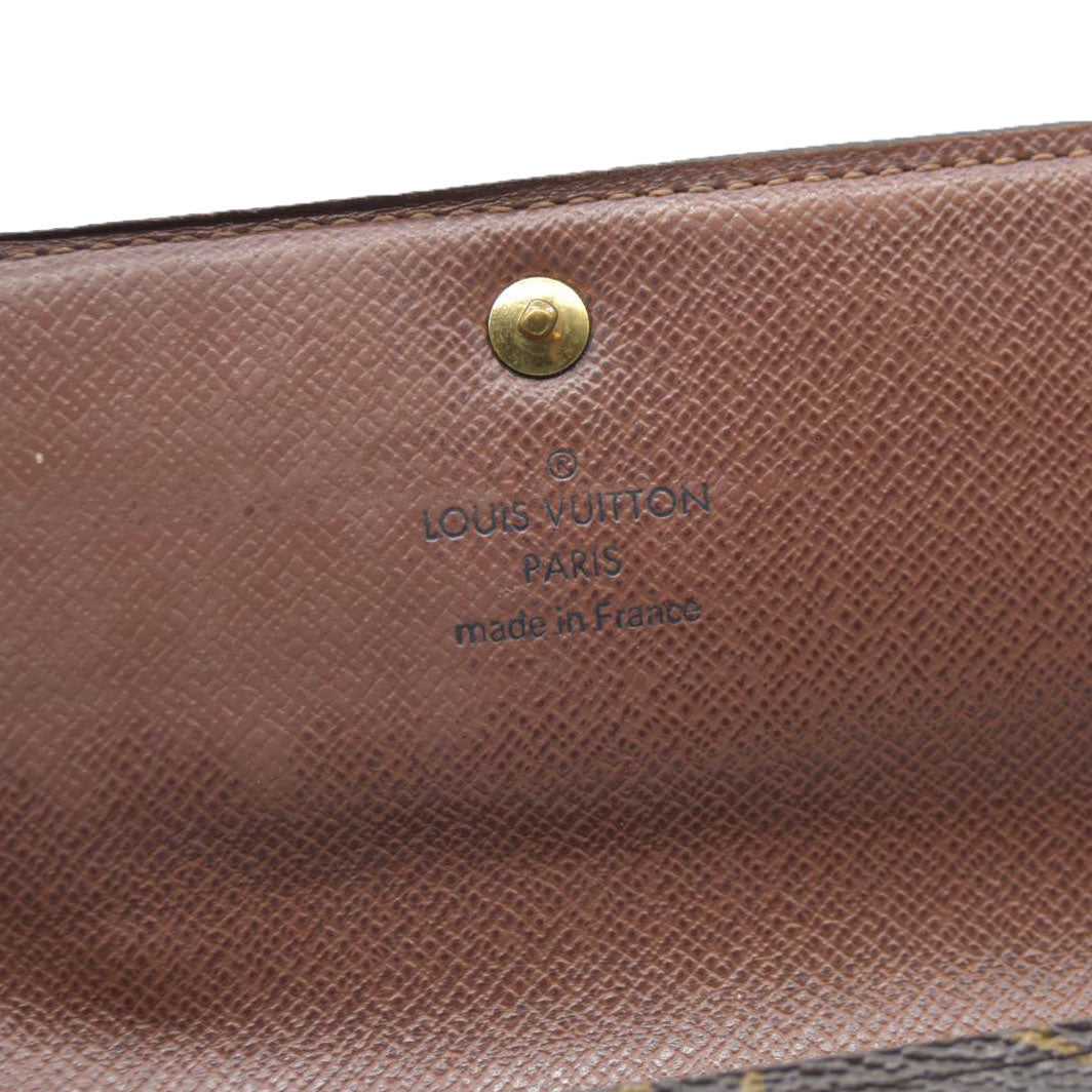 AUCTION $725 Louis Vuitton Monogram Sarah Wallet MI0096