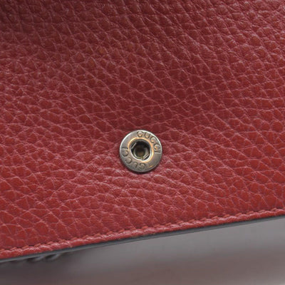 Gucci Dollar Calfskin Swarovski Crystal Small Dionysus Shoulder Bag Hibiscus Red