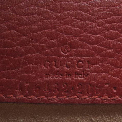 Gucci Dollar Calfskin Swarovski Crystal Small Dionysus Shoulder Bag Hibiscus Red