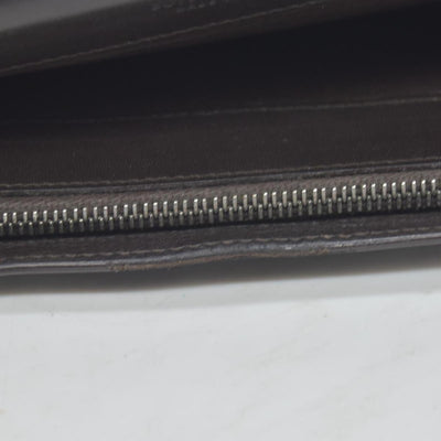 Bottega Veneta Intrecciato Brown Bifold Long Wallet CONSIGNMENT