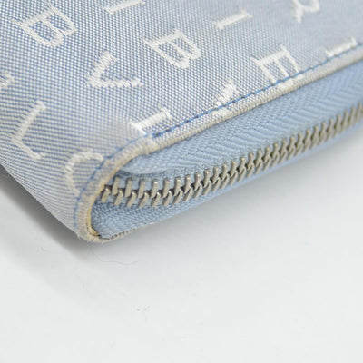 $840 Bvlgari  Canvas Continental Wallet CONSIGNMENT