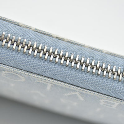 $840 Bvlgari  Canvas Continental Wallet CONSIGNMENT
