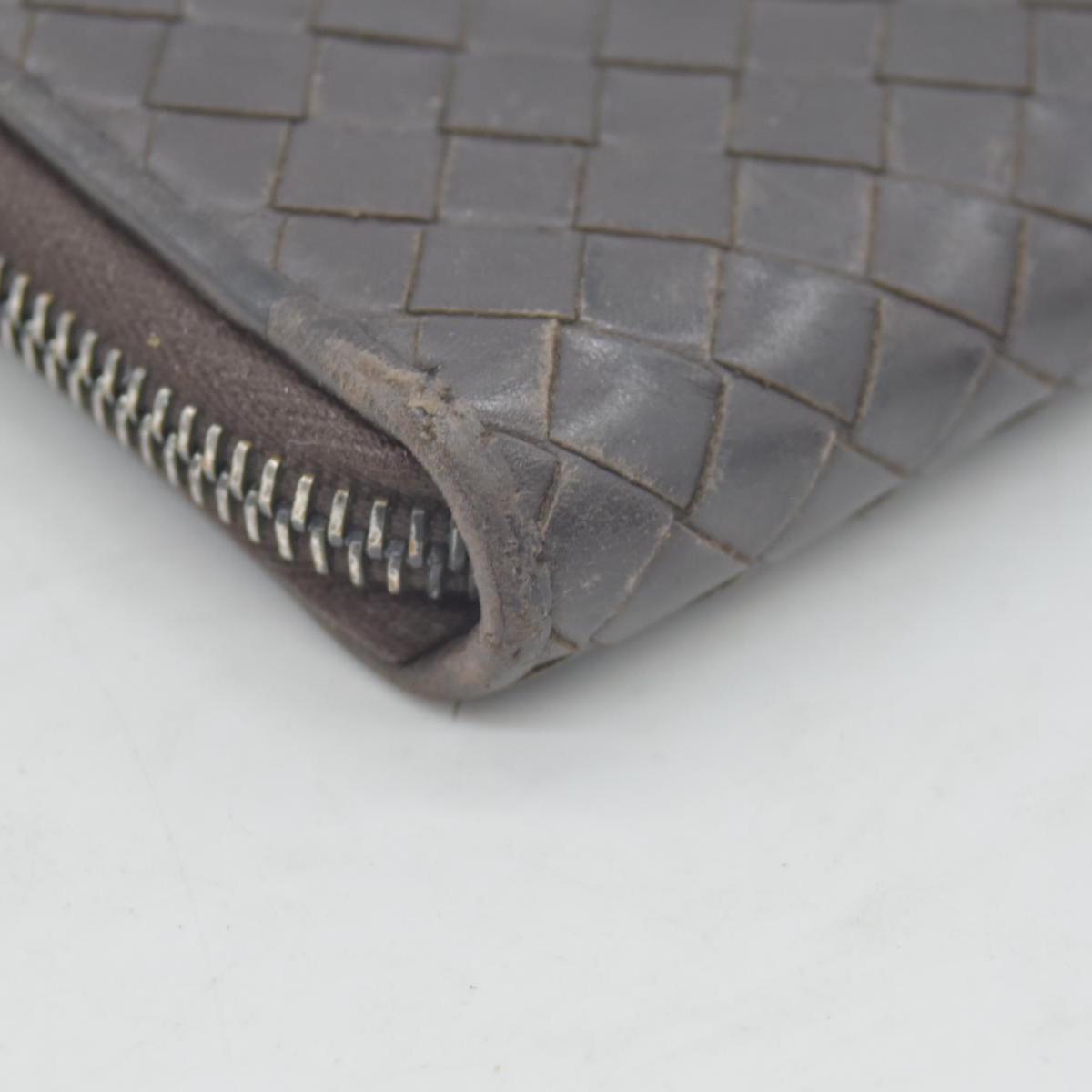 $1100 Bottega Veneta Nappa Intrecciato Zip Around Wallet CONSIGNMENT