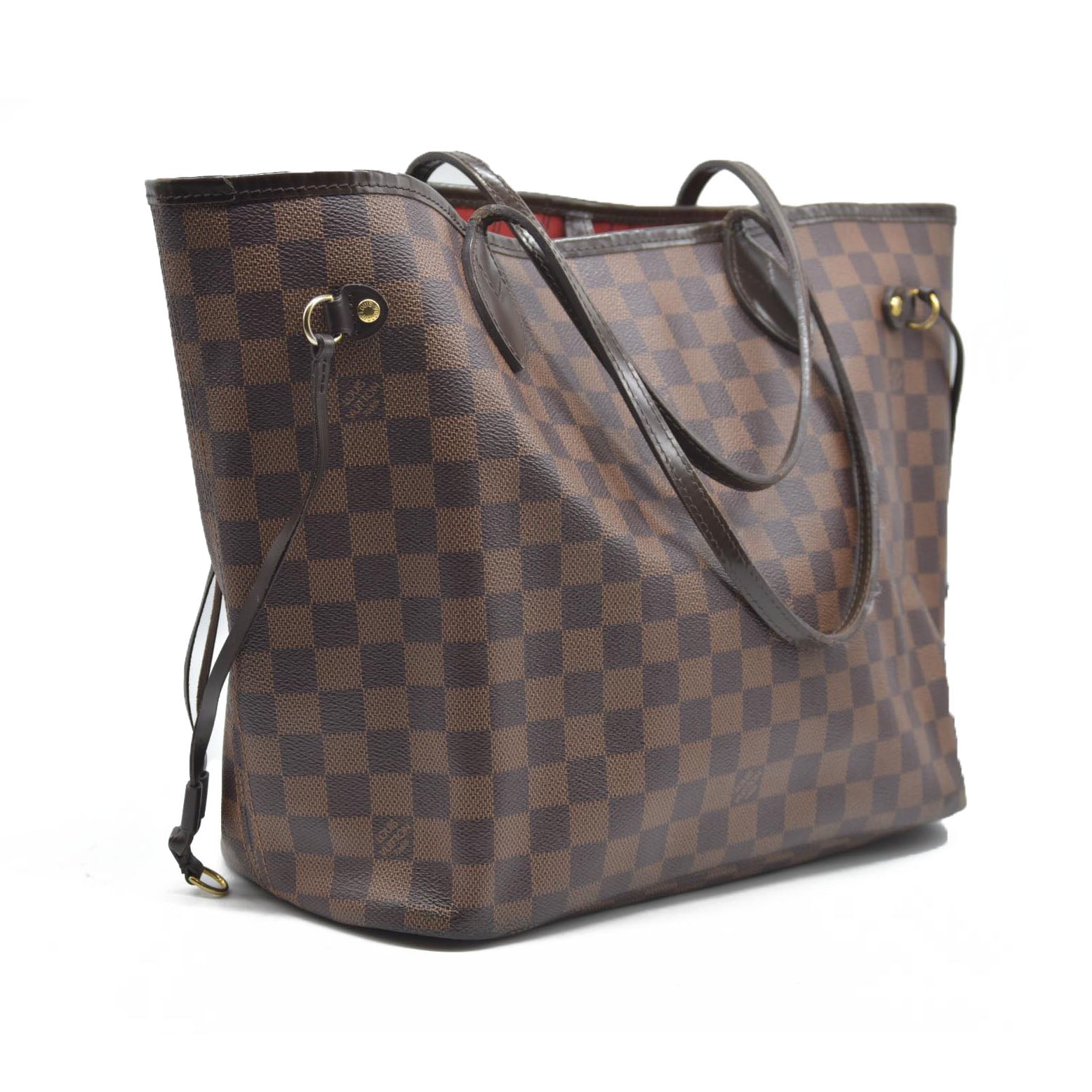 $2170 Louis Vuitton Damier Ebene Neverfull