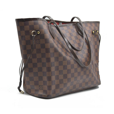 $2170 Louis Vuitton Damier Ebene Neverfull