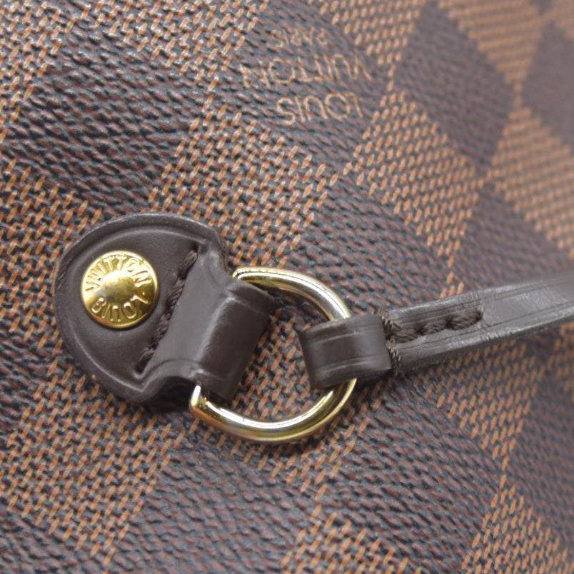 $2170 Louis Vuitton Damier Ebene Neverfull
