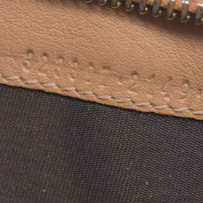 $820 Gucci Guccissima Signature Microguccissima Bree Zip Around Wallet Beige CONSIGNMENT