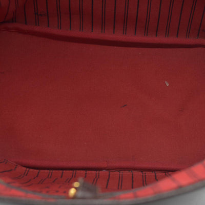 $2170 Louis Vuitton Damier Ebene Neverfull