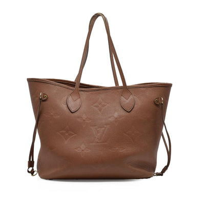 Louis Vuitton Empreinte Monogram Giant Neverfull MM Cognac