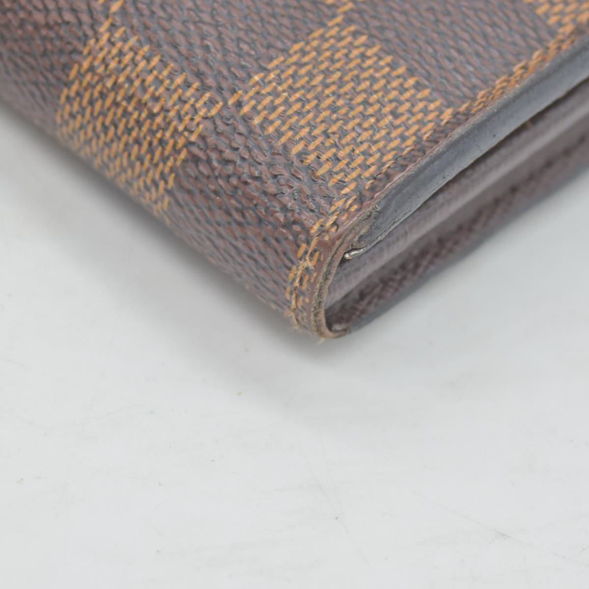 $775 Louis Vuitton Damier Ebene Sarah Wallet NM CONSIGNMENT