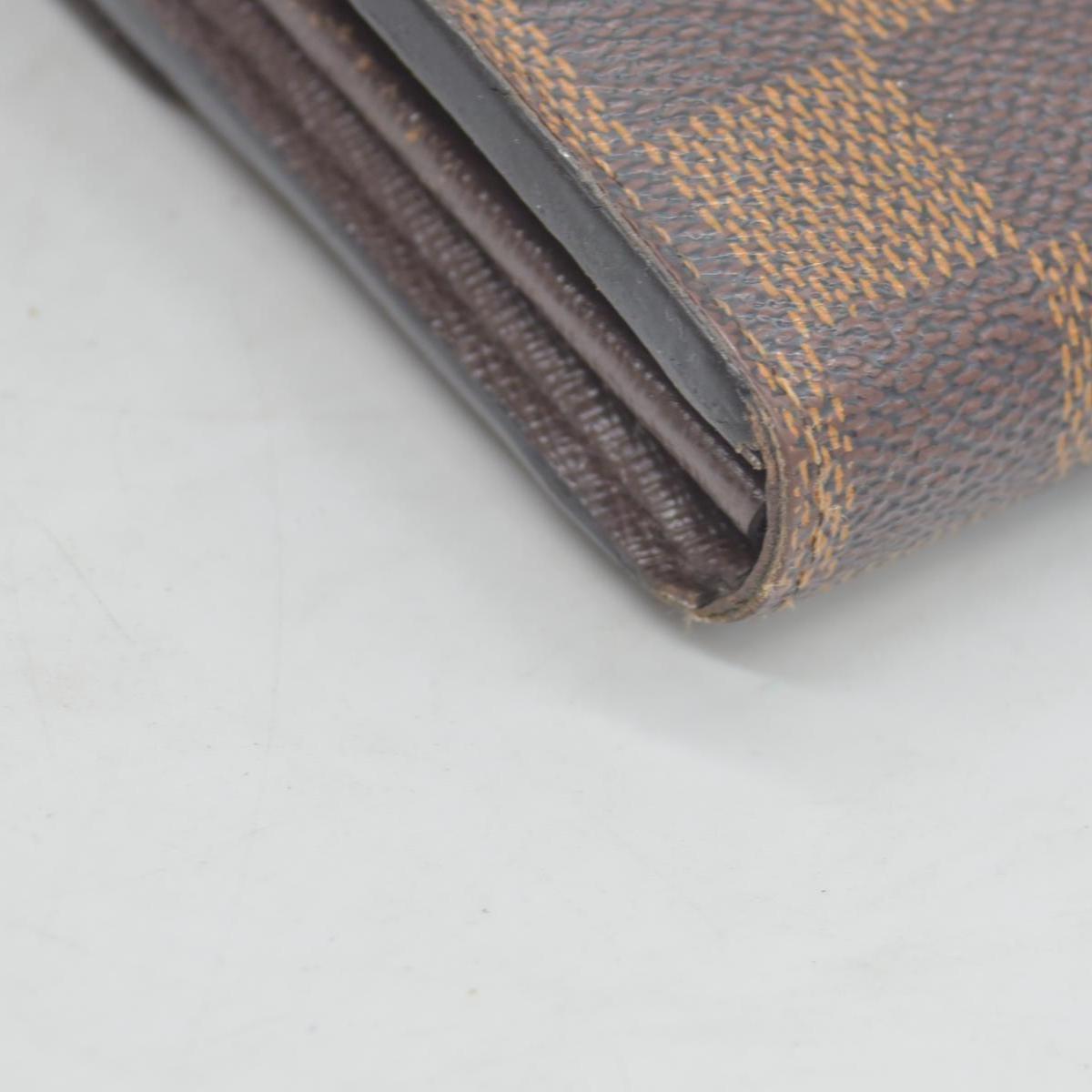 $775 Louis Vuitton Damier Ebene Sarah Wallet NM CONSIGNMENT