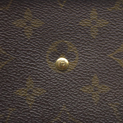 AUCTION $720 Louis Vuitton Monogram Portefeiulle Sarah Long Bifold Wallet Brown AN1921