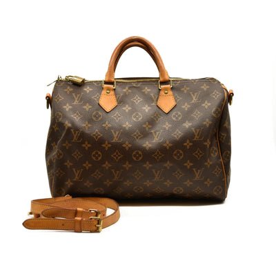 Louis Vuitton  Monogram Speedy Bandouliere 35 DU1111