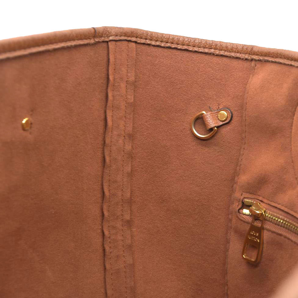 Louis Vuitton Empreinte Monogram Giant Neverfull MM Cognac
