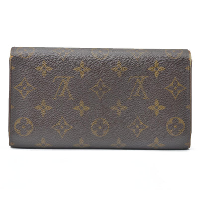 AUCTION $720 Louis Vuitton Monogram Porte Tresor International Trifold Long Wallet TH0014
