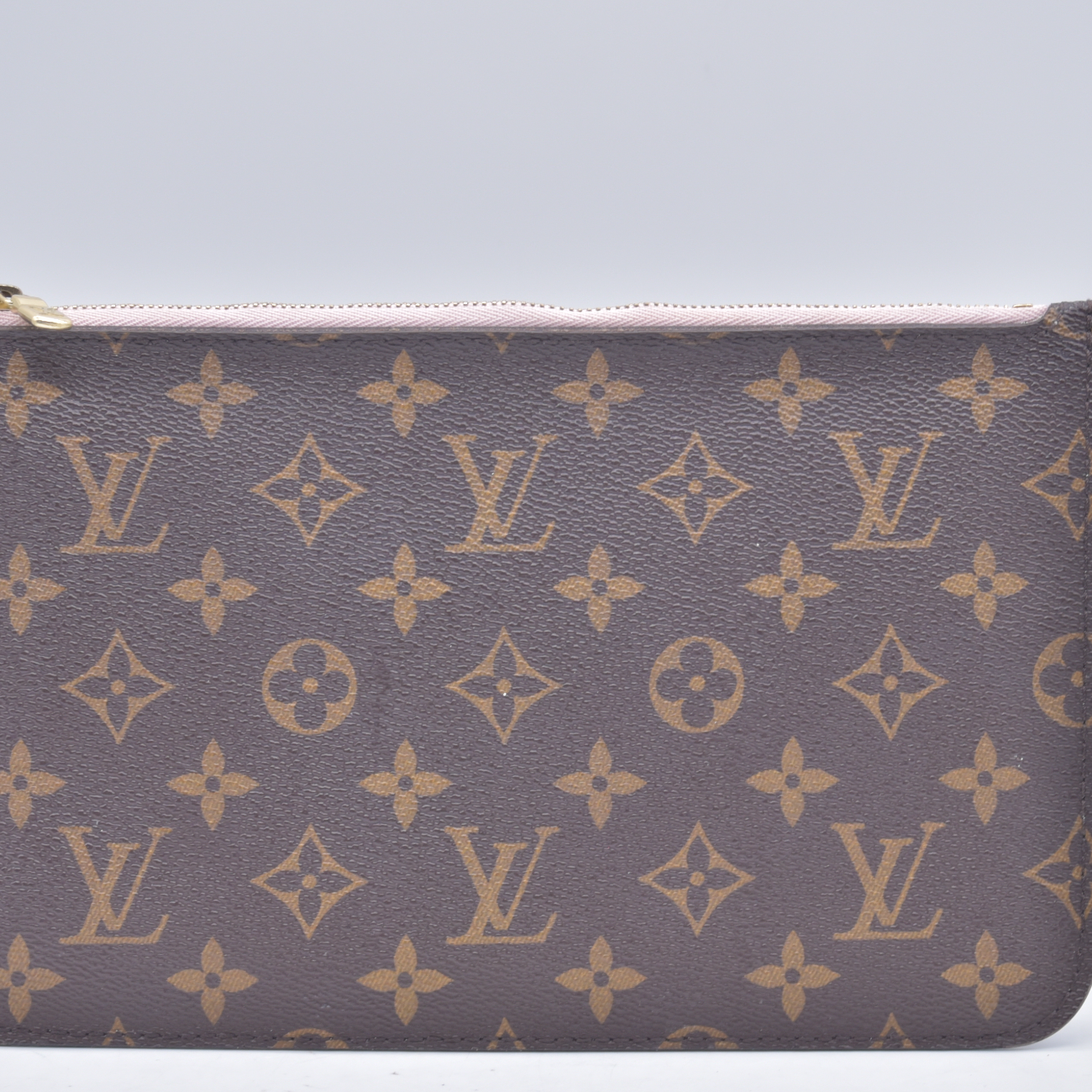 $2800 2015 Louis Vuitton Monogram Saint Barth V Neverfull MM Light Pink
