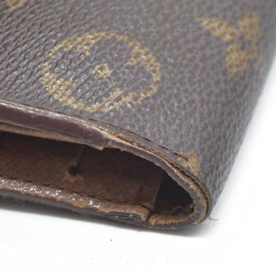 AUCTION $720 Louis Vuitton Monogram Porte Tresor International Trifold Long Wallet TH0014