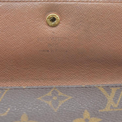 AUCTION $720 Louis Vuitton Monogram Porte Tresor International Trifold Long Wallet TH0014